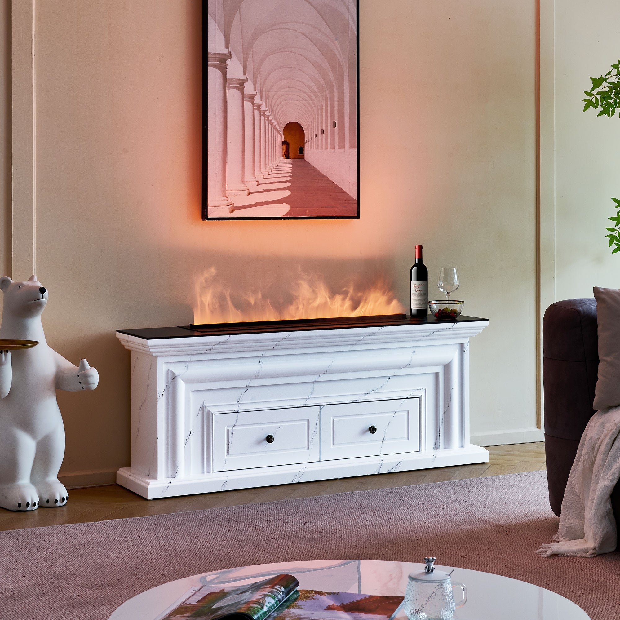 Water Vapour Fireplace
