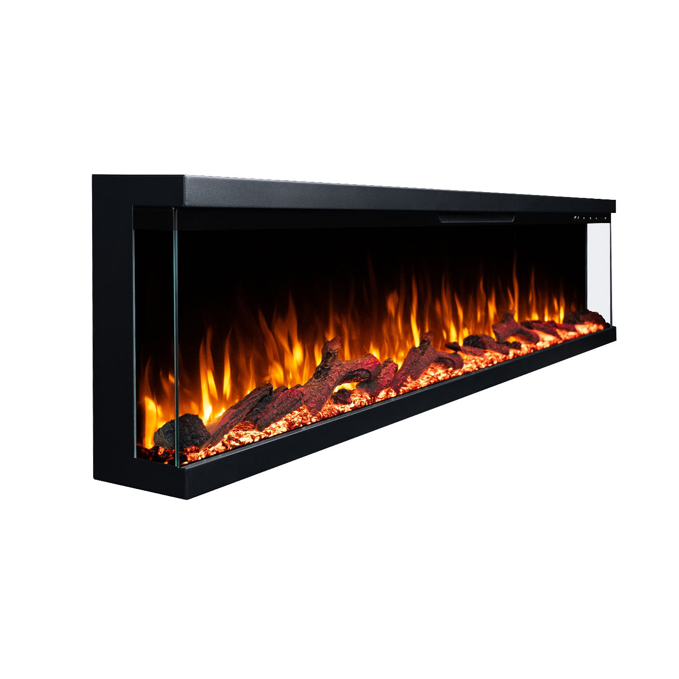 Aspen 72 Inch 3 Sided 1500W Built-in Recessed/Wall mounted Electric Fireplace