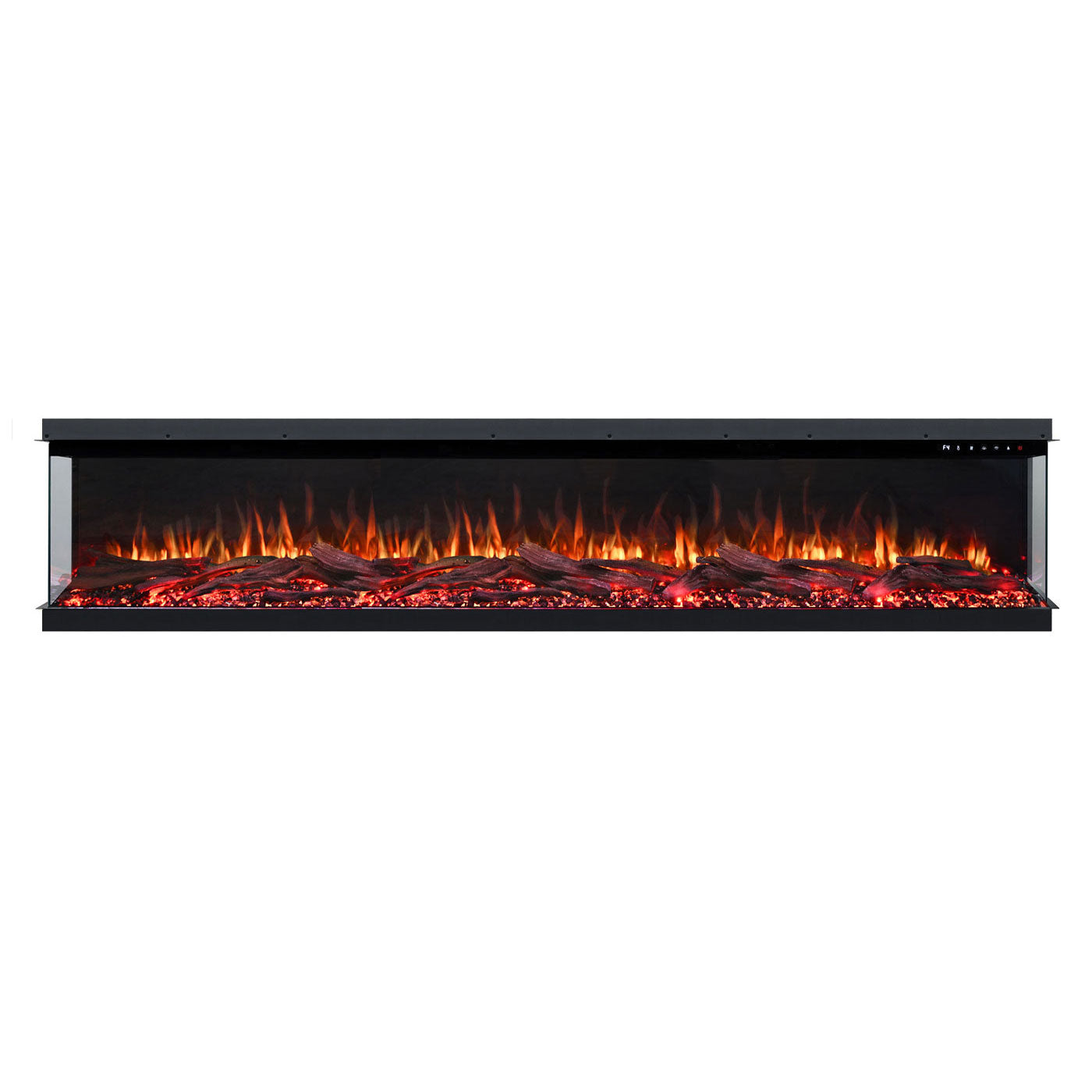 Cascade 1600W 3-Sided 100 Inch Extra Deep Electric Fireplace
