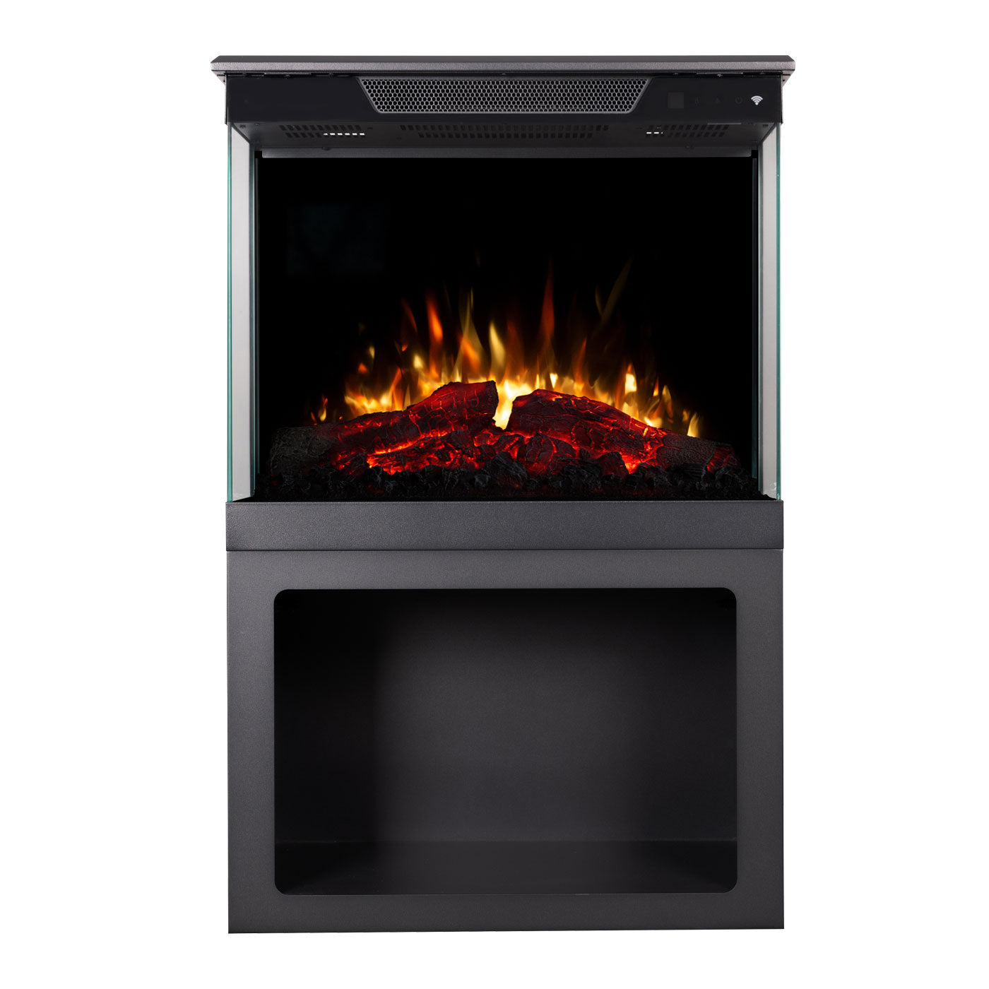 Conrad 1500W 24" 3-Sided Freestanding Electric Stove with Base