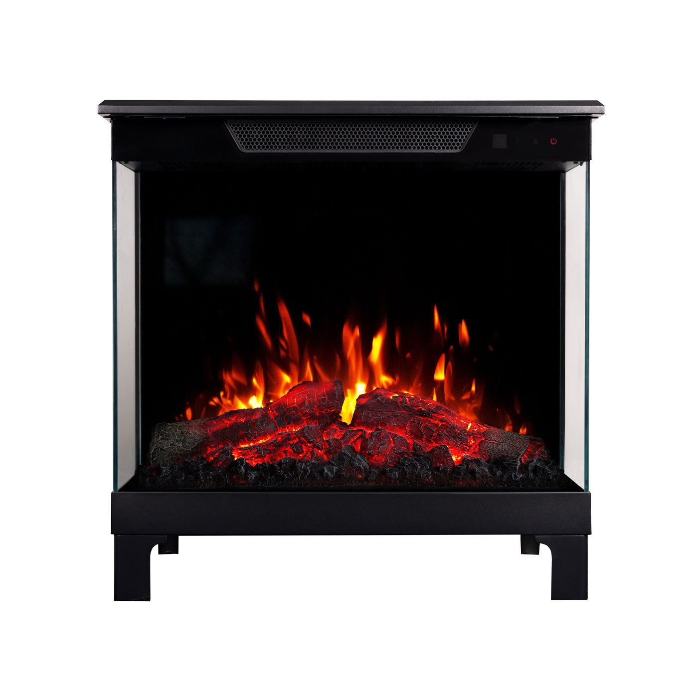 Conrad 1500W 24" 3-Sided Freestanding Electric Stove with Legs