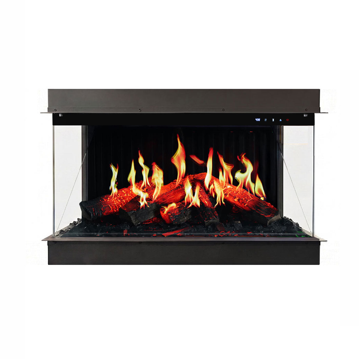 Illusia 31 Inch 1600W Holographic 3-Sided Electric Fireplace