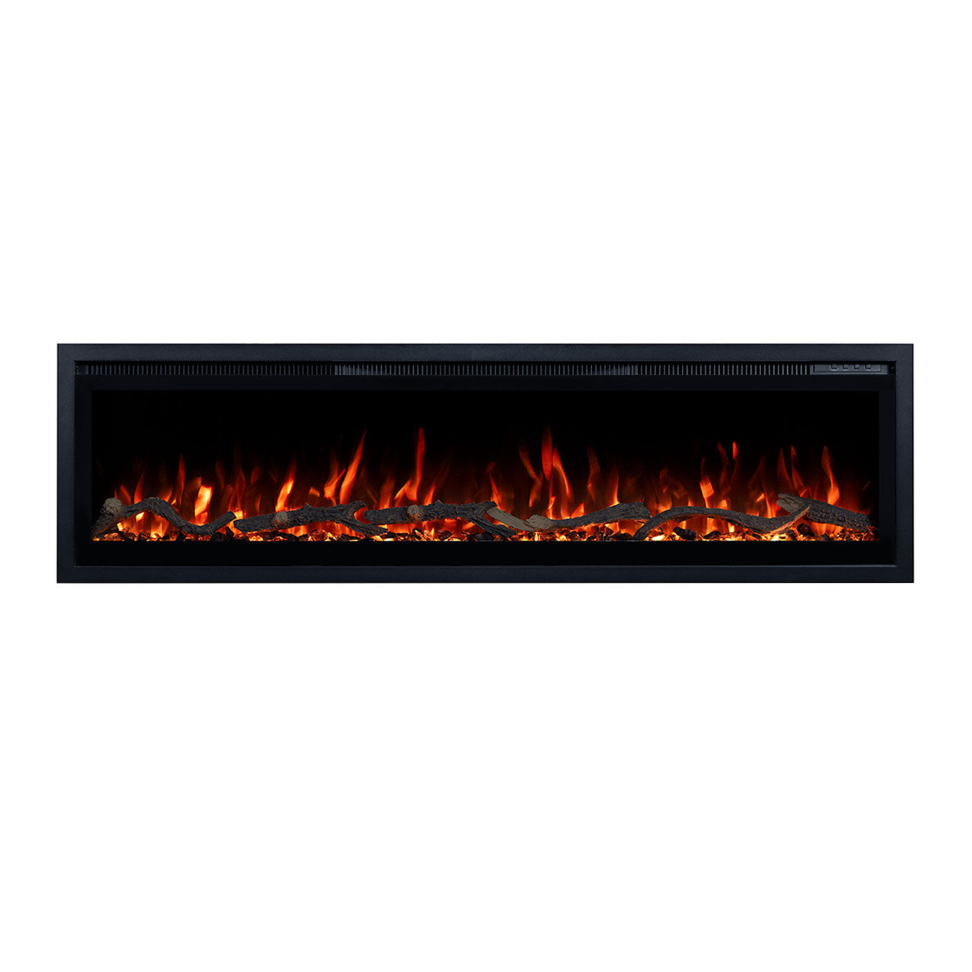Lucerne 50 Inch 1800W Electric Fireplace - Recessed, Wall Mounted or Freestanding with Stand
