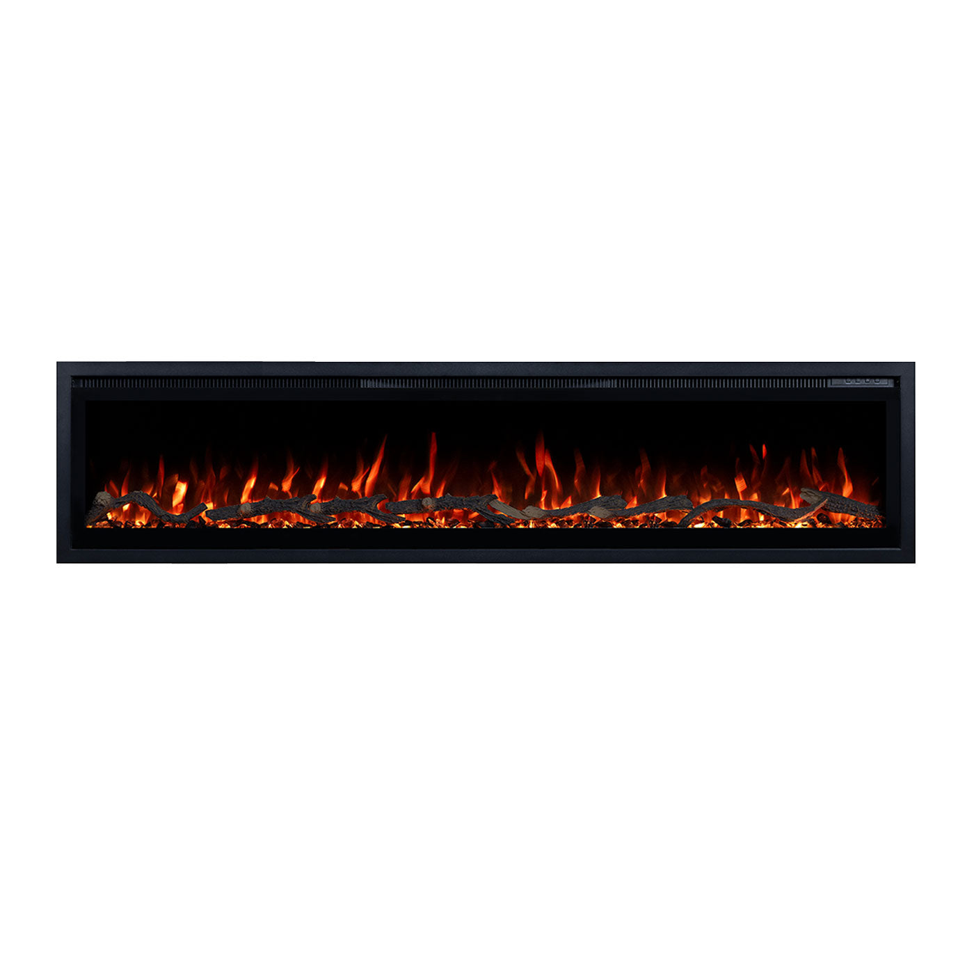 Lucerne 60 Inch 1800W Electric Fireplace - Recessed, Wall Mounted or Freestanding with Stand