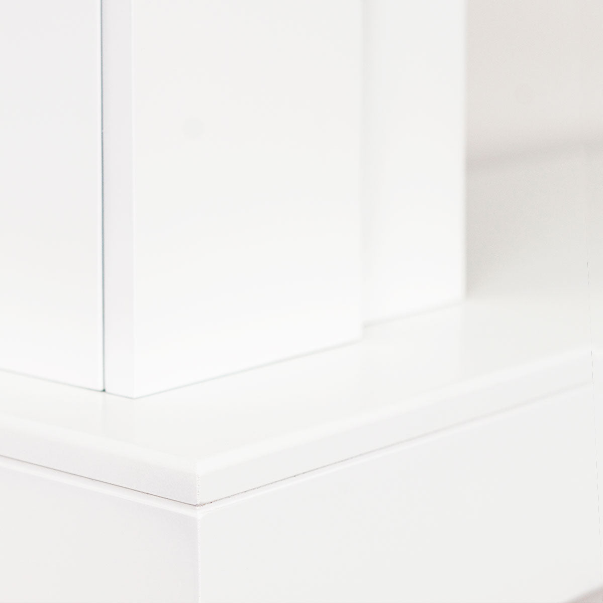 Ascot Electric Fireplace Heater White Mantel