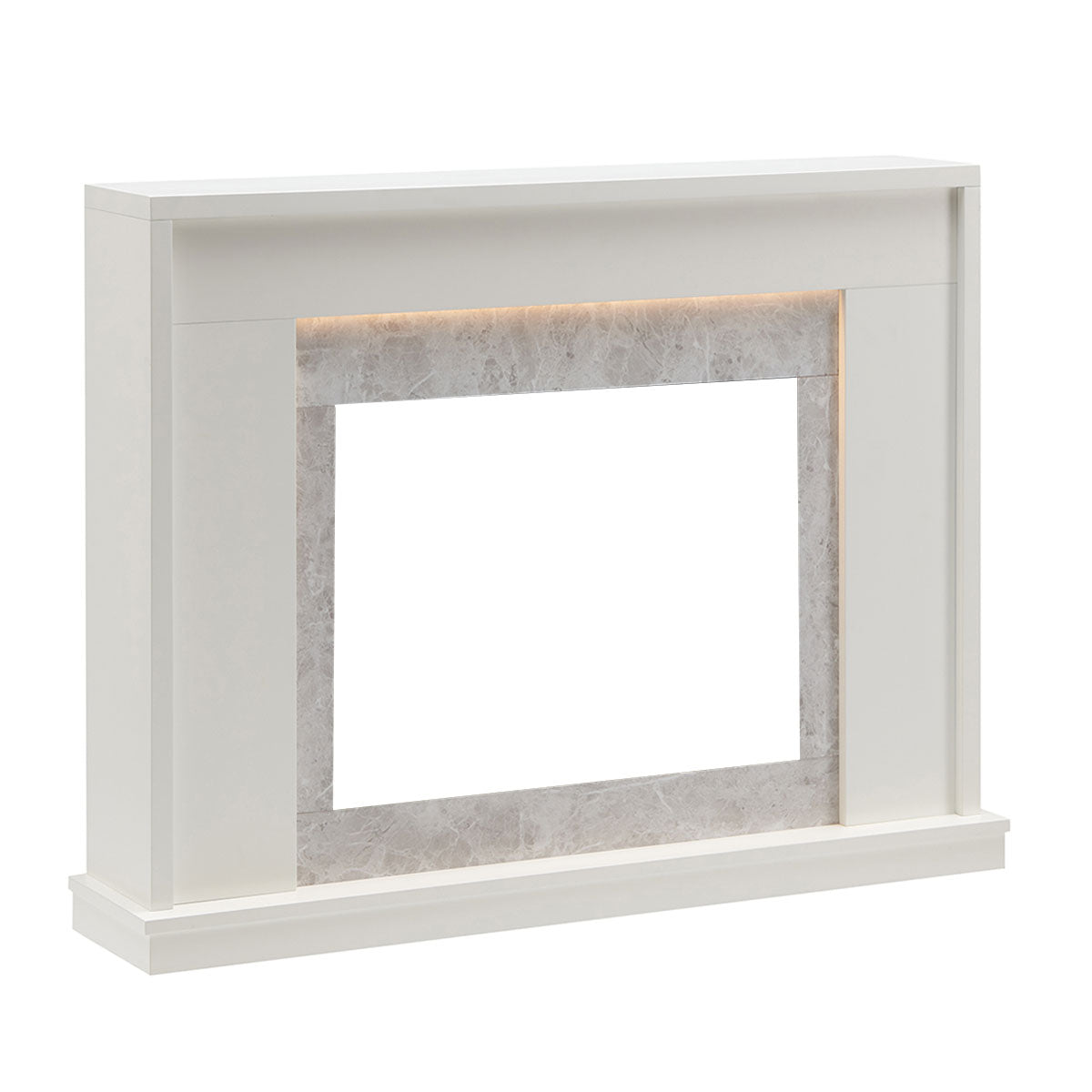 Jade Electric Fireplace Heater White Mantel