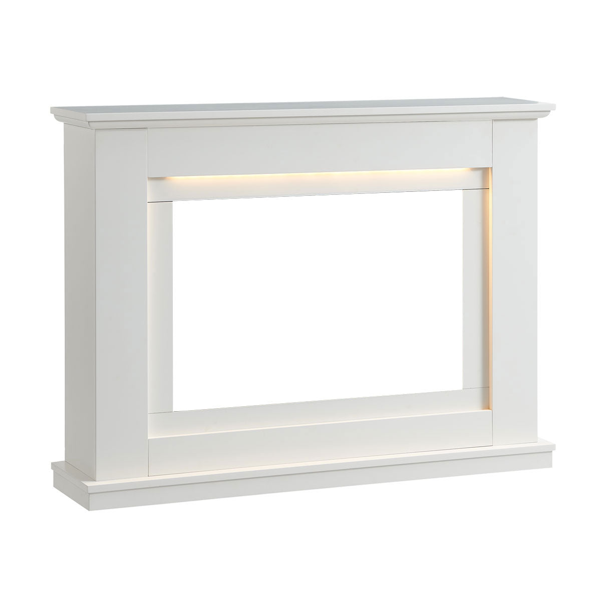 Opal Electric Fireplace Heater White Mantel