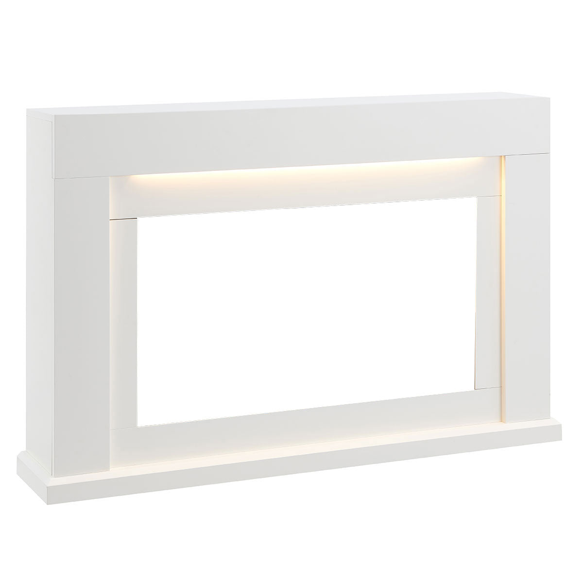 Ruby Electric Fireplace Heater White Mantel