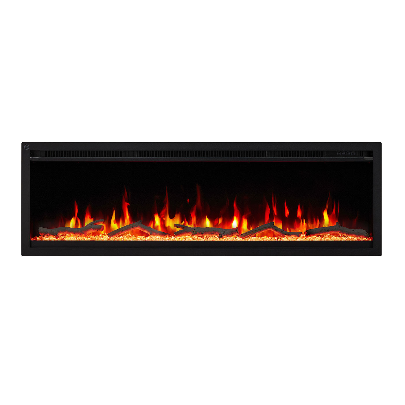 Nocturne 1500W 42 inch Built-in Recessed Electric Fireplace - Extra Slim