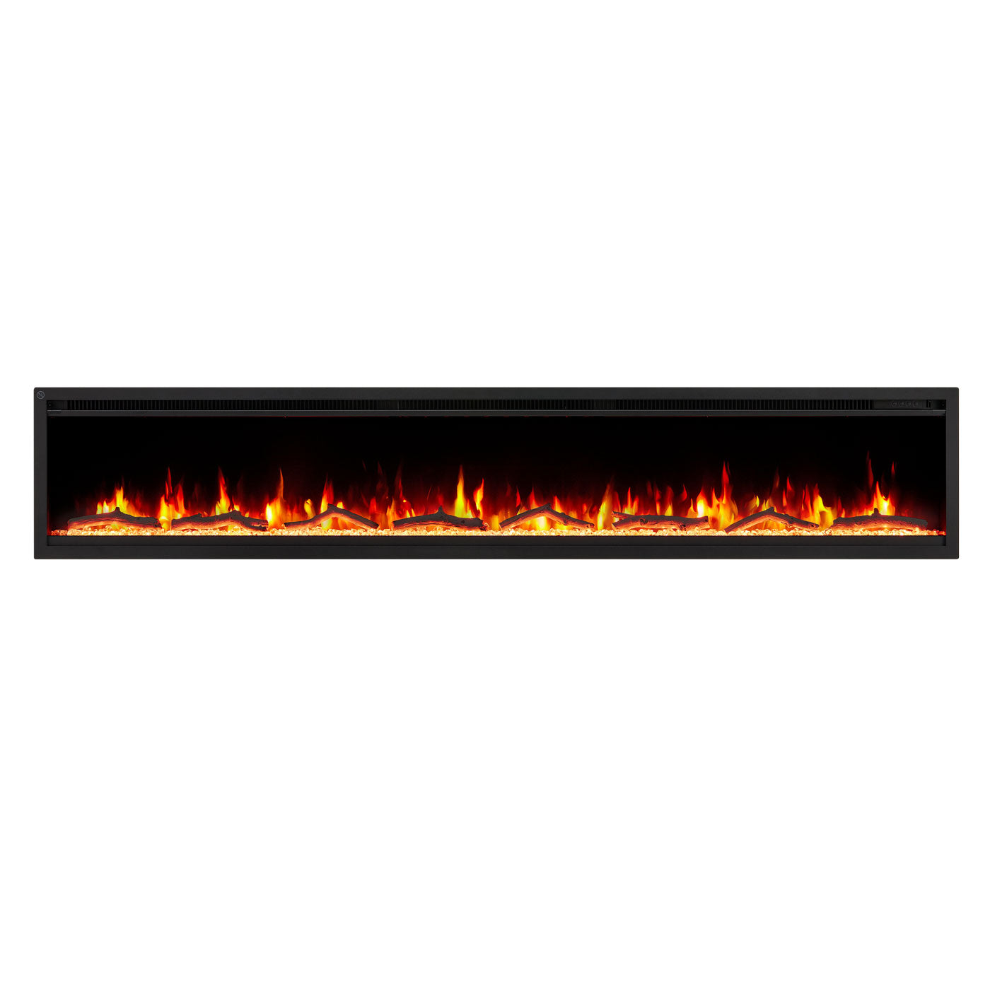 Nocturne 1500W 72 inch Built-in Recessed Electric Fireplace - Extra Slim