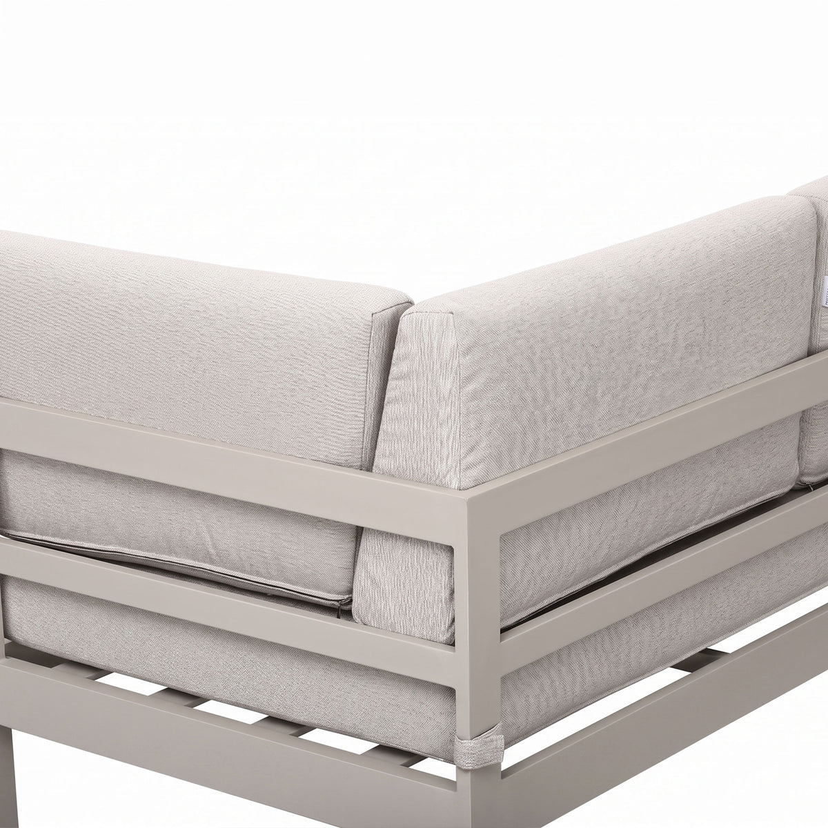 Milano Aluminium Sofa Lounge Replacement Light Beige Cushion Covers