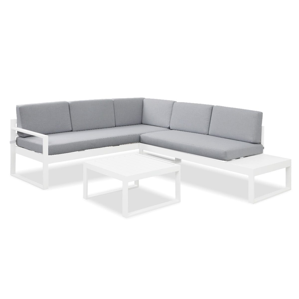 Milano Aluminium Sofa Lounge Repacement Light Grey Cushion Covers