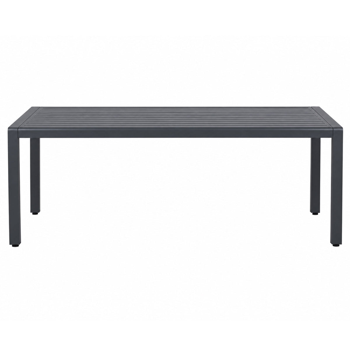 Clayton Charcoal Aluminium Outdoor Dining Table (200 x 100 cm)