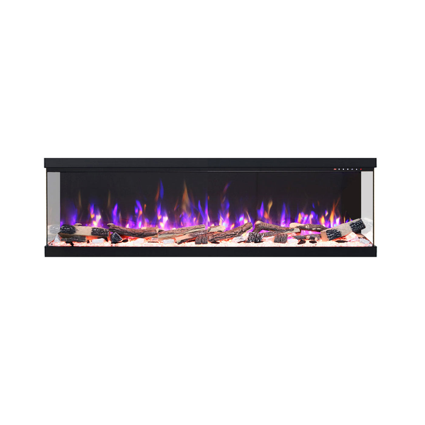 Langham 1600W 3-Sided 60 Inch Extra Deep Electric Fireplace