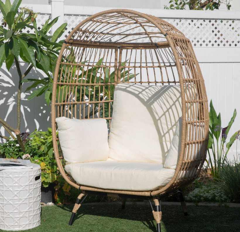 Curl Up in Comfort: Crafting a Cosy Outdoor Reading Nook with a PE Wicker Egg Chair