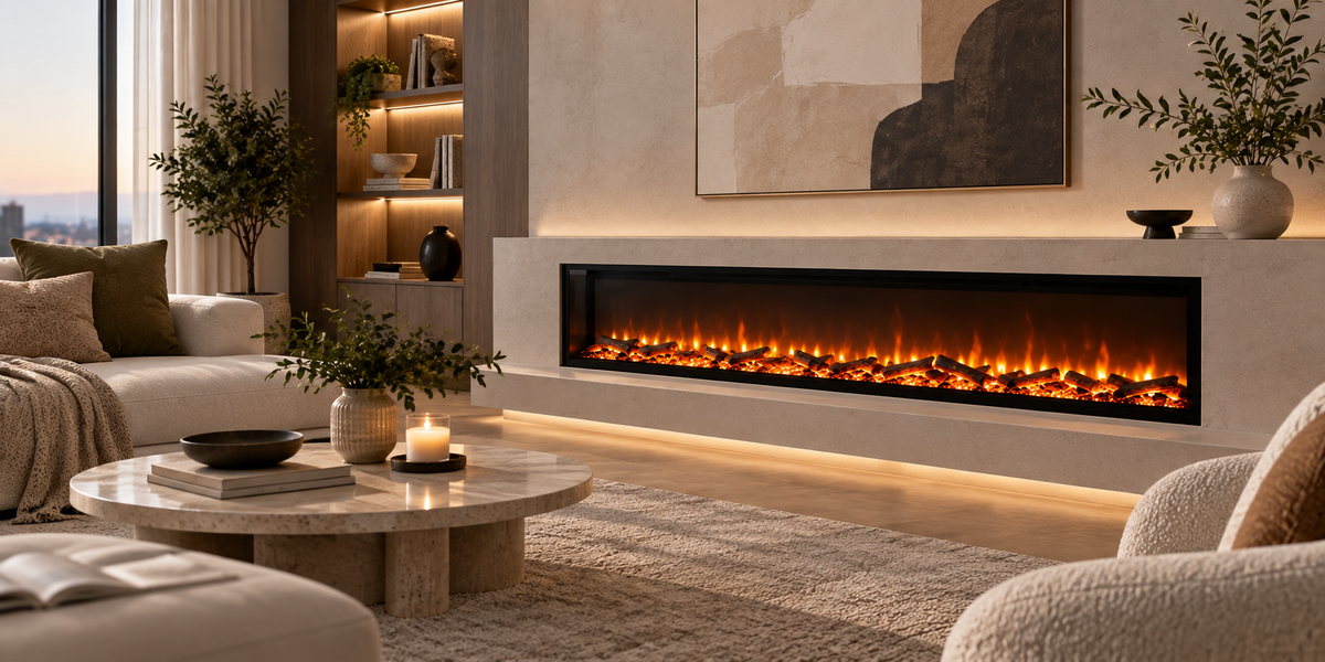 How LED, LCD and Holographic Flame Technology Changes the Look of an Electric Fireplace