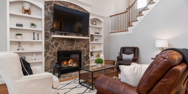 Enhance Your Living Room with a Modern Electric Fireplace