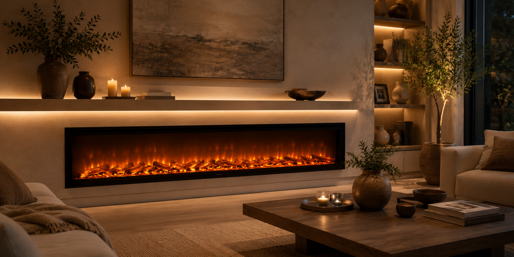 Winter Styling Tips: Decorating Your Living Room Around an Electric Fireplace