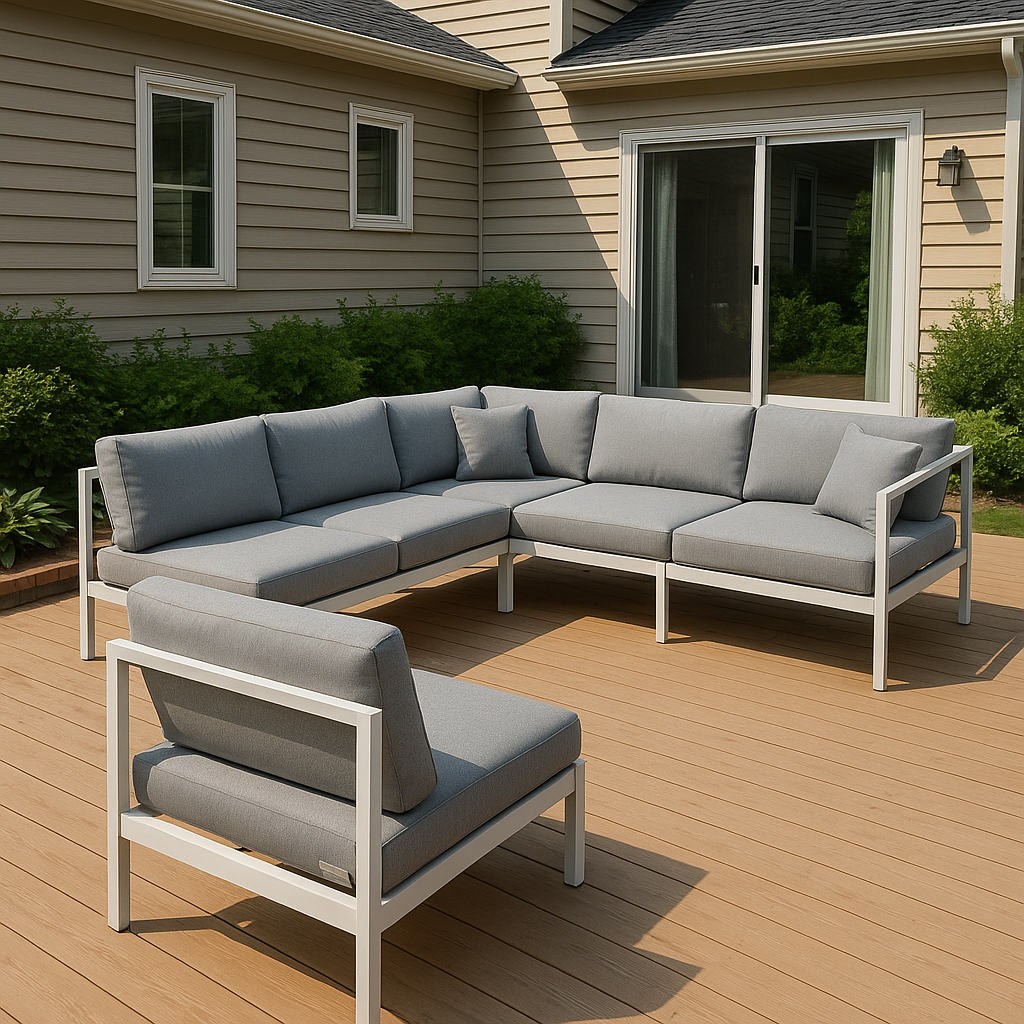 Sustainable Living: Why Aluminium Sofa Lounge Sets Are an Eco-Friendly Choice