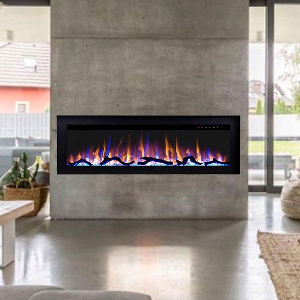 Herman 1500W 60-Inch Built-in Recessed Electric Fireplace
