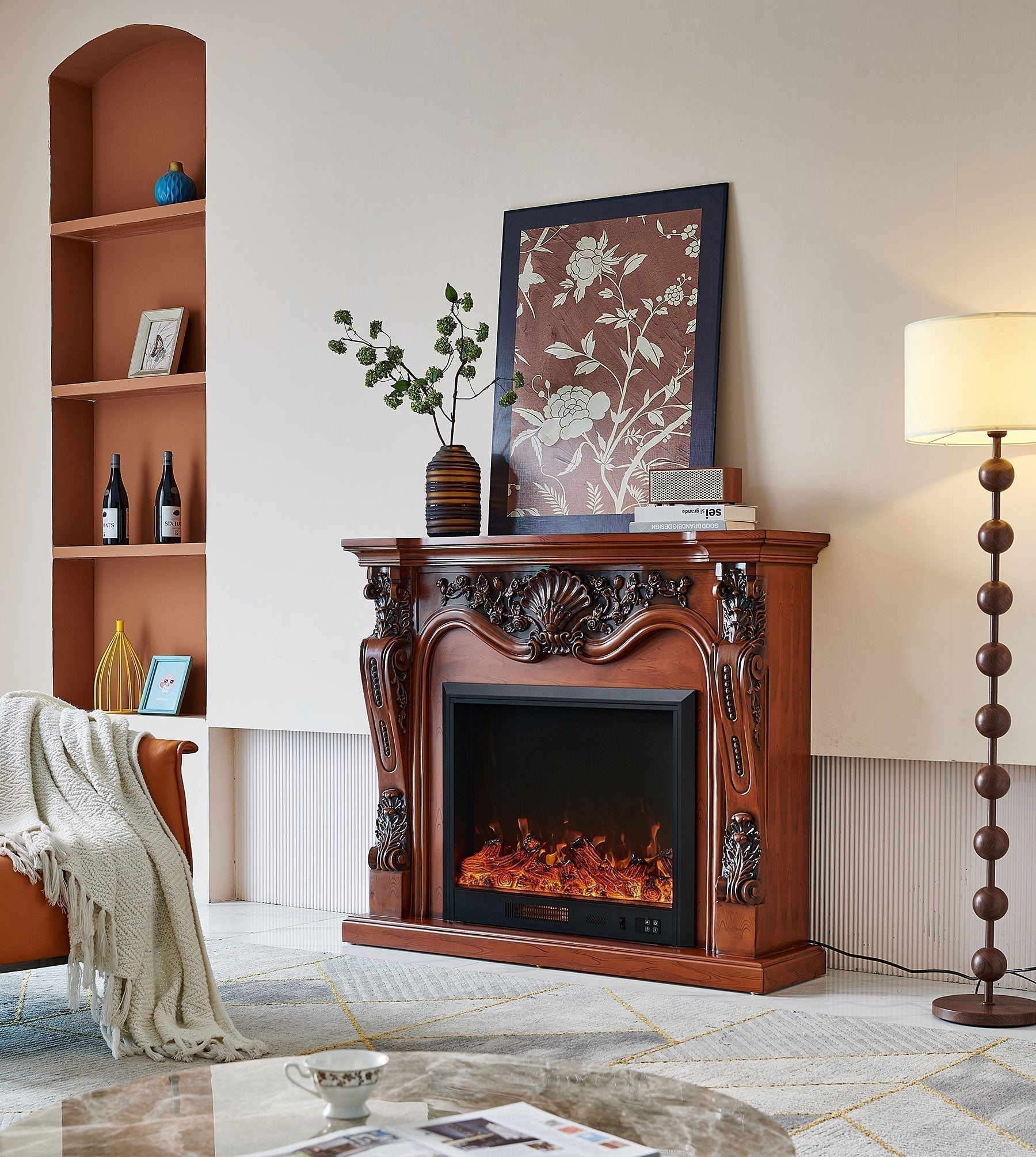 Transform Your Living Space with the Orion Fireplace Suite Collection