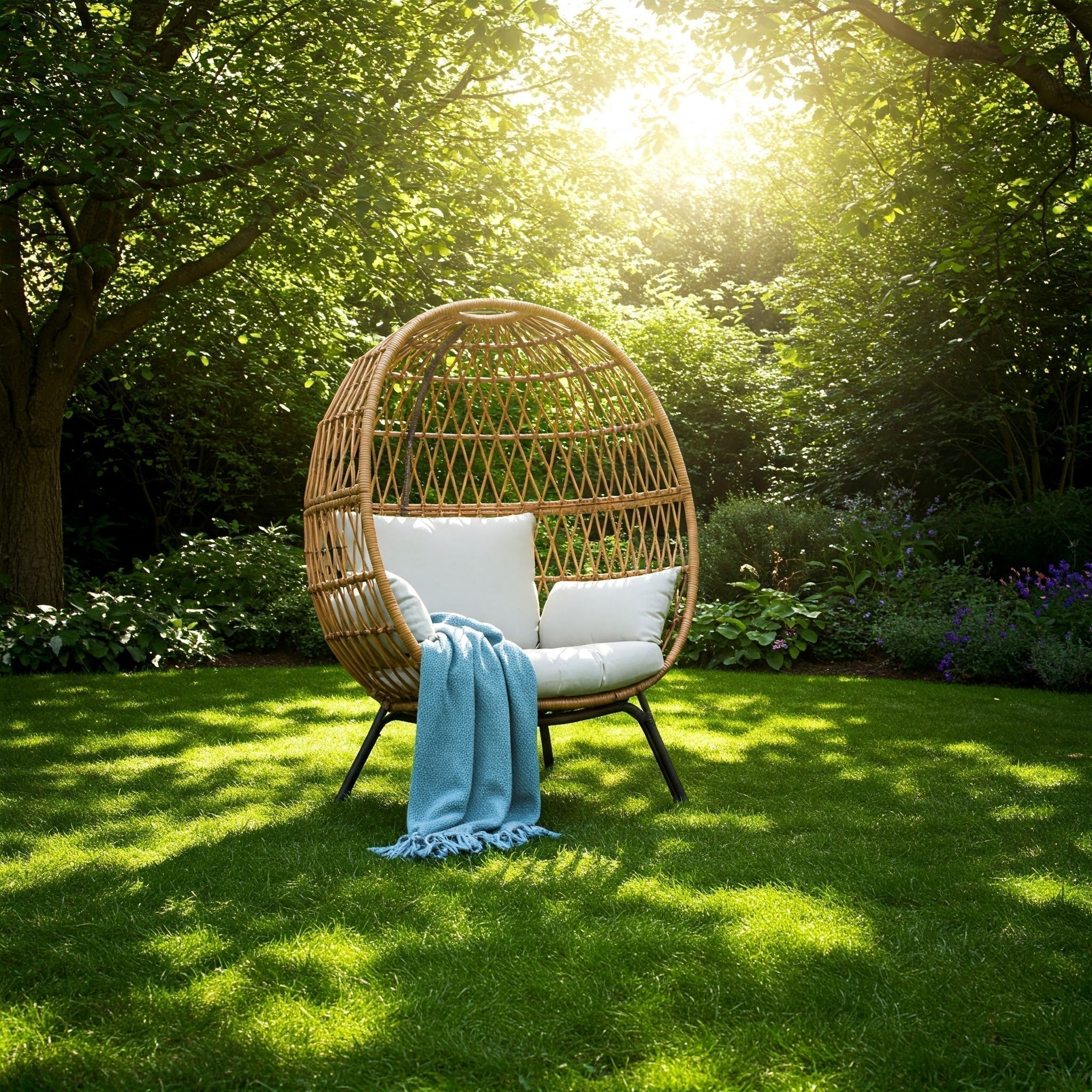 How to Style a PE Wicker Egg Chair: Tips for Indoor and Outdoor Spaces