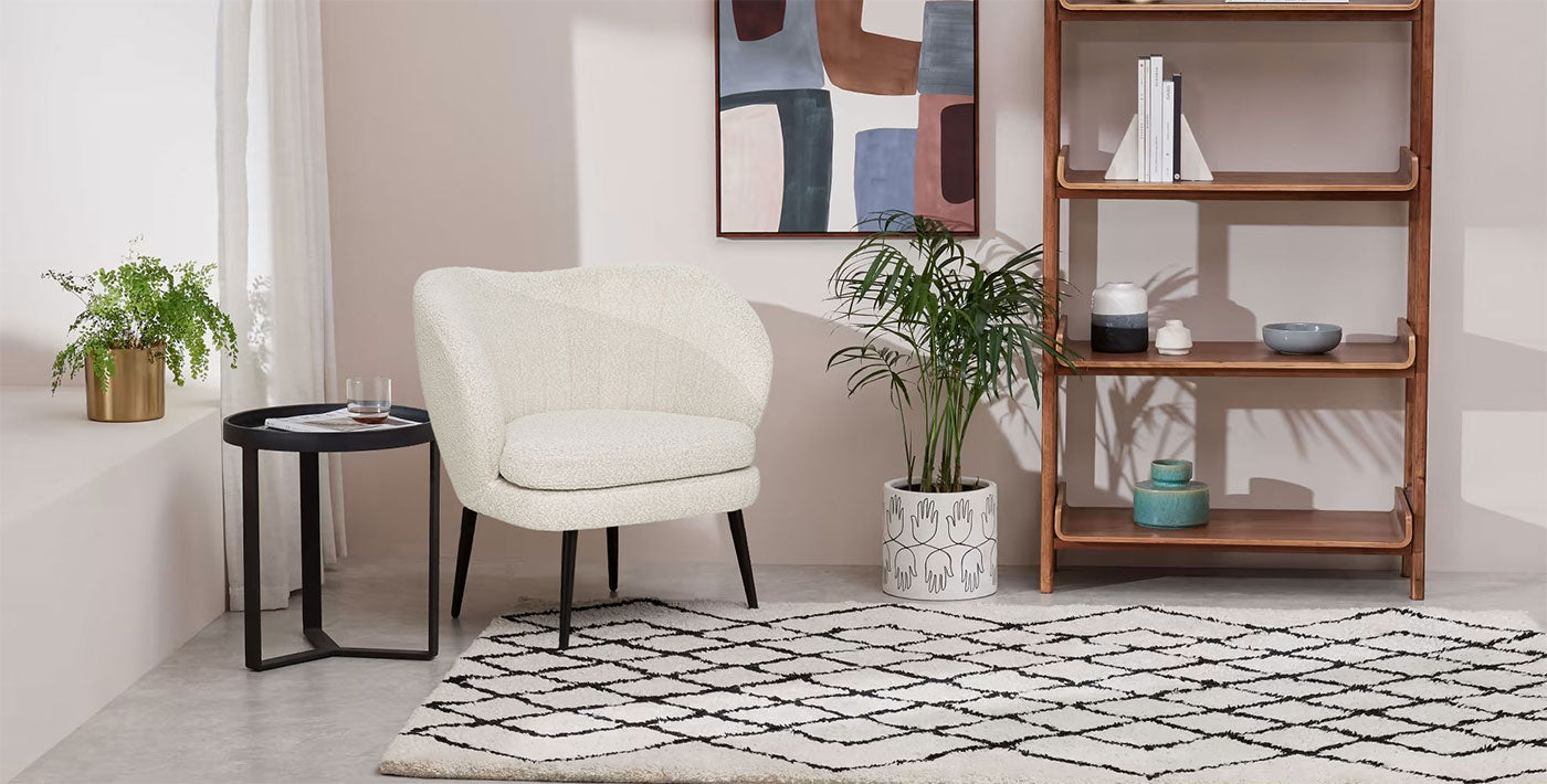 Embrace Elegance and Comfort with the Sylvie Boucle Occasional Chair