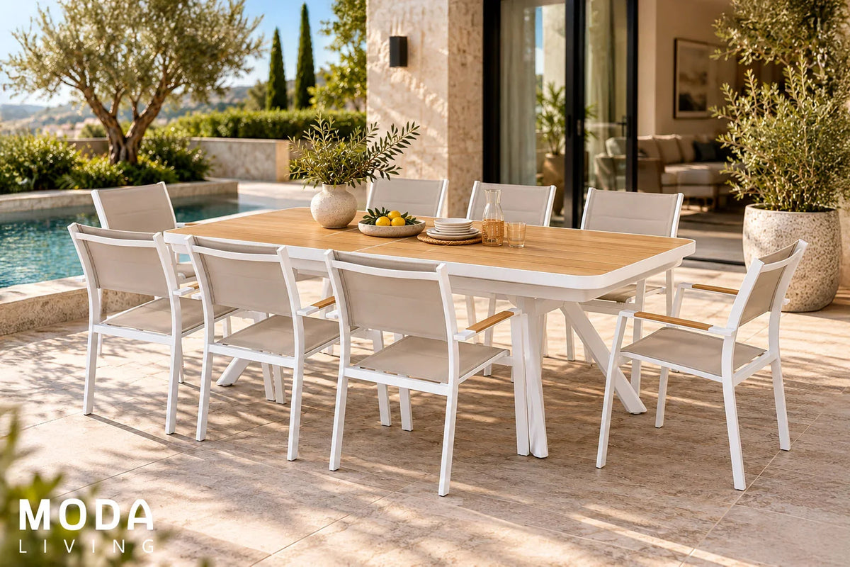 Minimal Maintenance, Maximum Enjoyment: The Benefits of Aluminium Dining Furniture