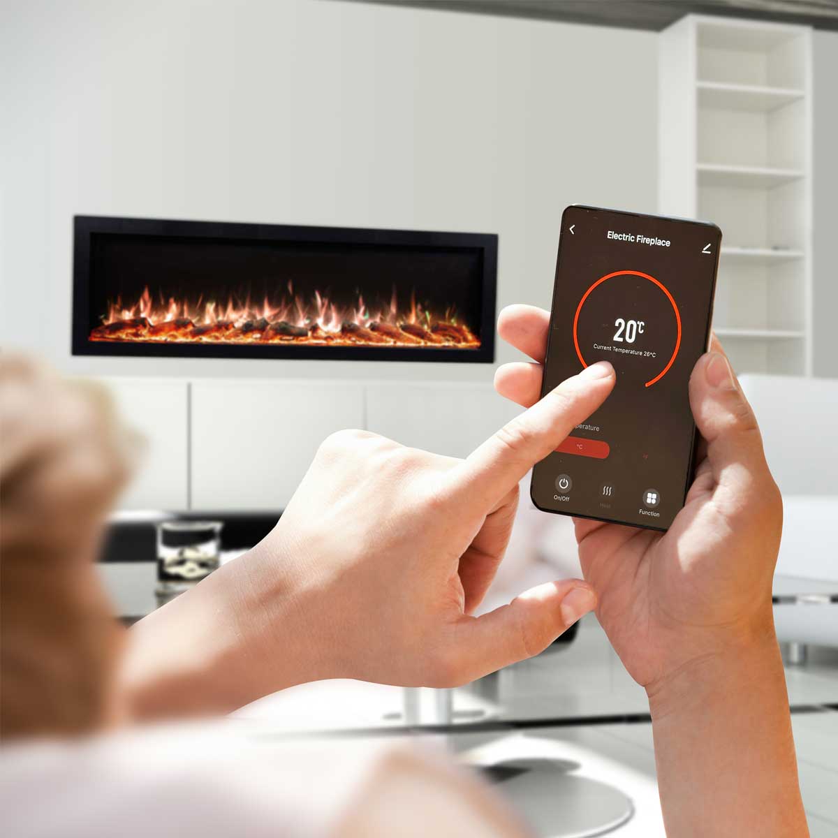 Smart Enabled Electric Fireplaces