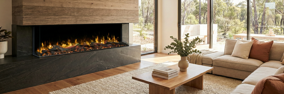 Recessed Electric Fireplaces Australia | Built-In Fireplaces – Moda Living