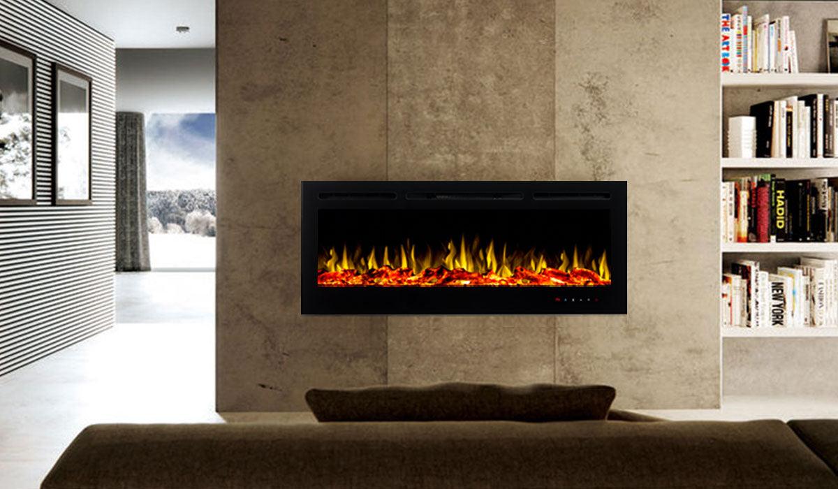 Provence Recessed / Wall Mounted Electric Fireplace - Moda Living