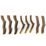 Electric Fireplace Rustic Natural Bark Log Set - 8 Pieces