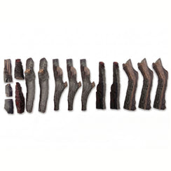 Gumwood 15-Piece Translucent Thick Log Set