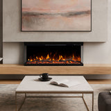 Aspen 50 Inch 3-Sided 1500W Electric Fireplace