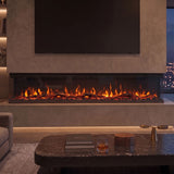 Fenton 84 Inch 1600W 3-Sided Electric Fireplace