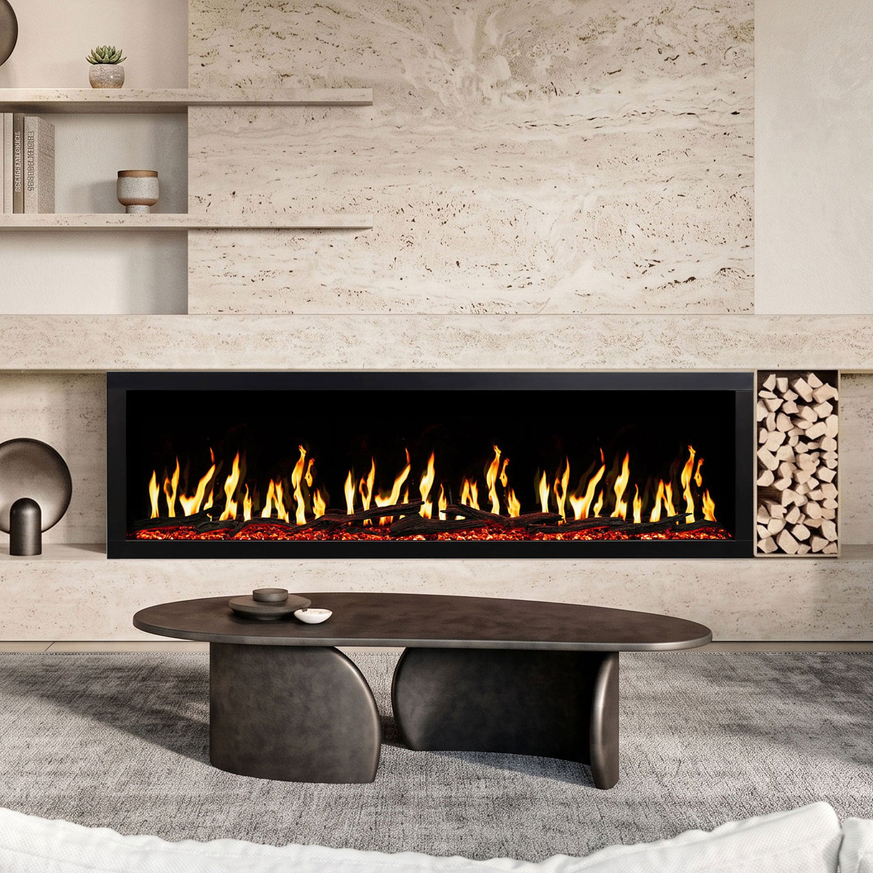 Imperial 67 Inch LCD Electric Fireplace