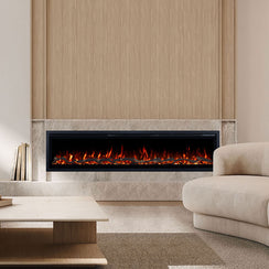 Lucerne 60 Inch 1800W Electric Fireplace