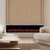 Lucerne 72 Inch 1800W Electric Fireplace