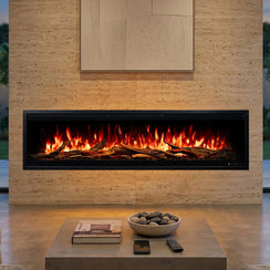 Melody 1600W 72 Inch Extra Deep Electric Fireplace