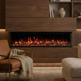 Norfolk 50 Inch 3-Sided 1800W Electric Fireplace