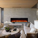 Rocco 72 inch 1500W Electric Fireplace