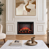 Skylight 1500W 33 Inch Premium Deep Electric Fireplace Insert