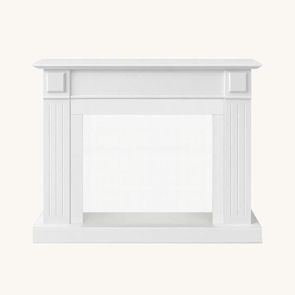 Berwick Electric Fireplace Heater White Mantel