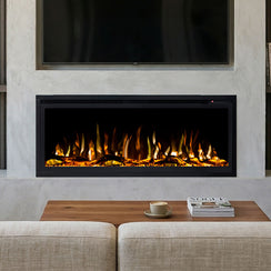 Concerto 1500W 42 inch Recessed / Wall Mounted Electric Fireplace