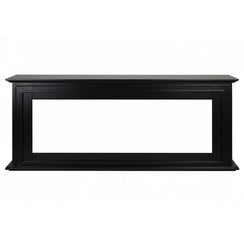 Eton Black Wood Fireplace Mantel for 60 Inch Concerto Fireplace