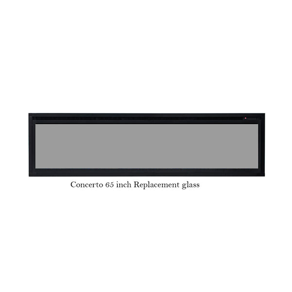 Concerto 65 inch Electric Fireplace Replacement Glass