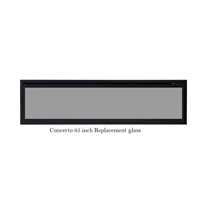 Concerto 65 inch Electric Fireplace Replacement Glass Moda Living