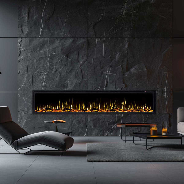 Concerto 1500W 84 inch Recessed / Wall Mounted Electric Fireplace