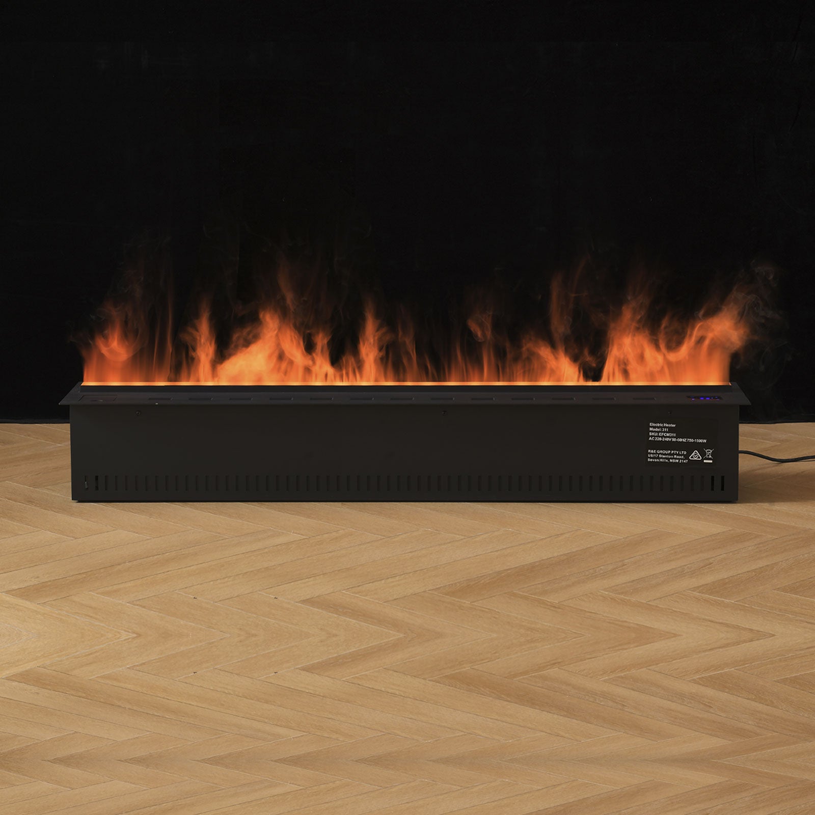 Mistline 150cm Water Vapour Electric Fireplace – Smartphone Control