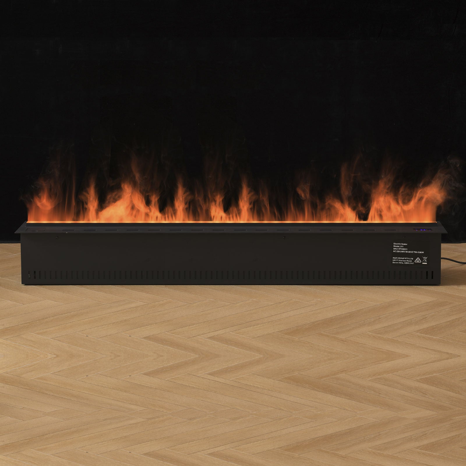 Mistline 180cm Water Vapour Electric Fireplace – Smartphone Control